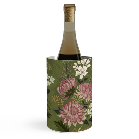Pimlada Phuapradit Wildflowers Olive green Wine Chiller
