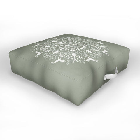 Pimlada Phuapradit Winter Forest 1 Outdoor Floor Cushion