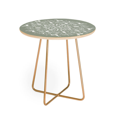 Pimlada Phuapradit Winter Forest 1 Round Side Table
