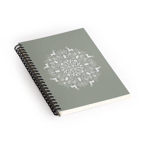 Pimlada Phuapradit Winter Forest 1 Spiral Notebook