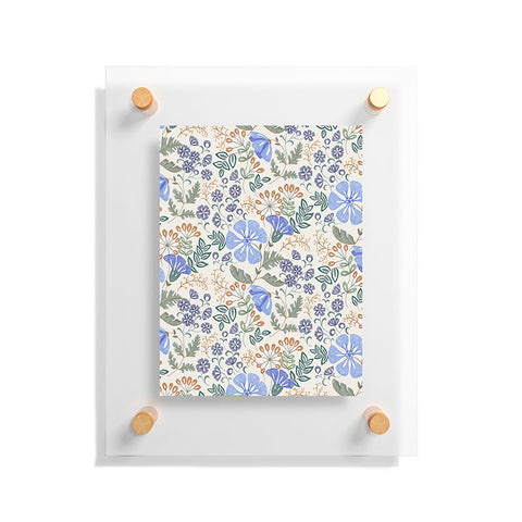 Pimlada Phuapradit Winter garden gold berries Floating Acrylic Print