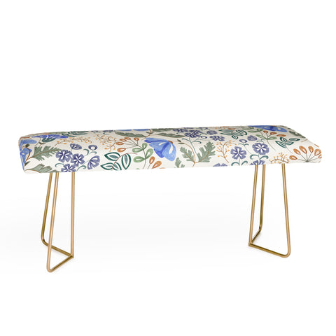 Pimlada Phuapradit Winter garden gold berries Bench