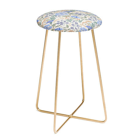 Pimlada Phuapradit Winter garden gold berries Counter Stool
