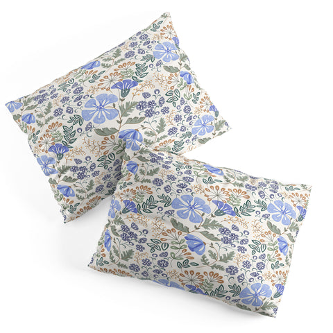 Pimlada Phuapradit Winter garden gold berries Pillow Shams