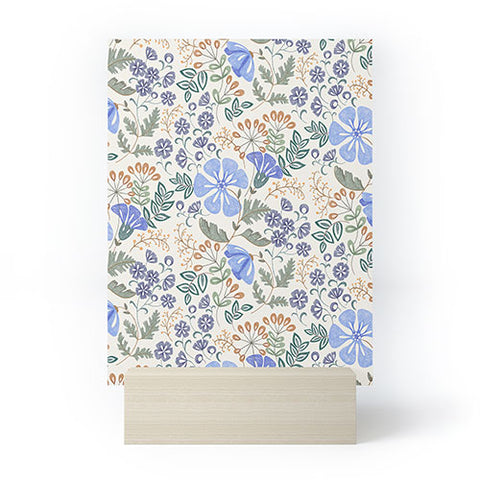 Pimlada Phuapradit Winter garden gold berries Mini Art Print