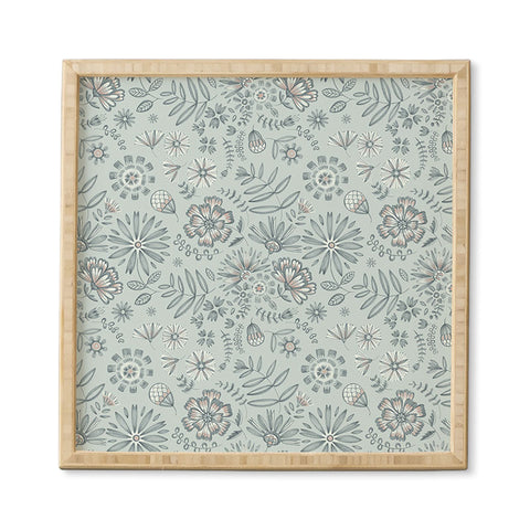 Pimlada Phuapradit Winter Petal Framed Wall Art