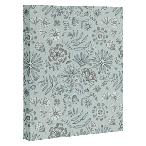 Pimlada Phuapradit Winter Petal Art Canvas