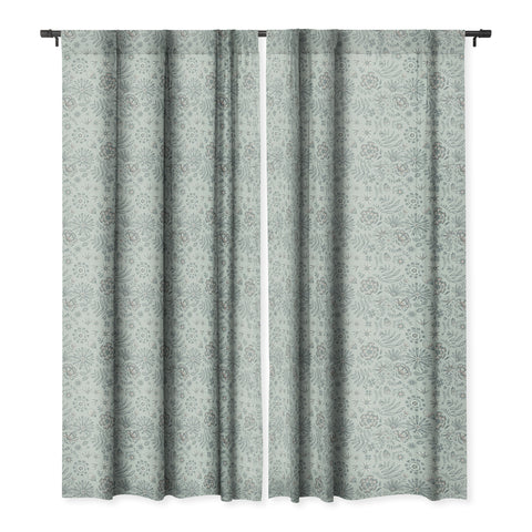 Pimlada Phuapradit Winter Petal Blackout Window Curtain