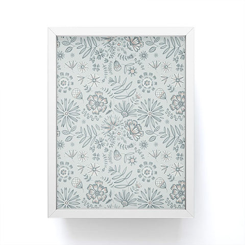 Pimlada Phuapradit Winter Petal Framed Mini Art Print