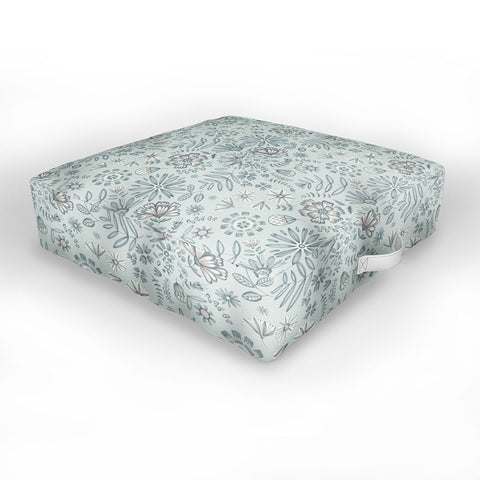 Pimlada Phuapradit Winter Petal Outdoor Floor Cushion