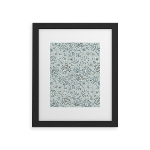 Pimlada Phuapradit Winter Petal Framed Art Print