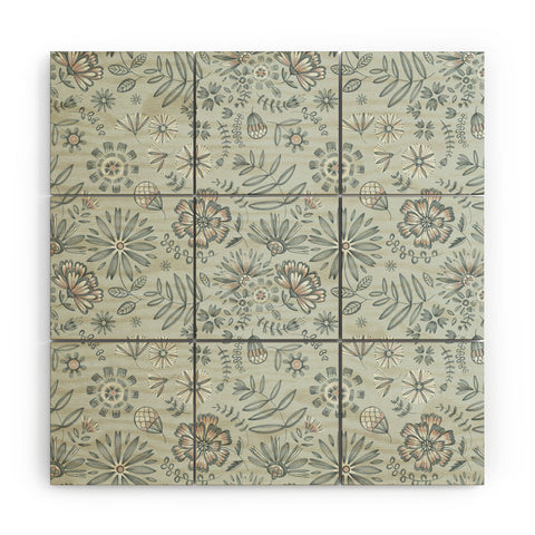 Pimlada Phuapradit Winter Petal Wood Wall Mural