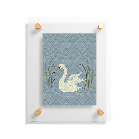 Pimlada Phuapradit winter swan Floating Acrylic Print