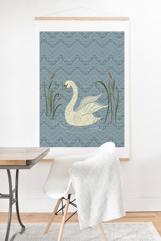 Pimlada Phuapradit winter swan Art Print And Hanger