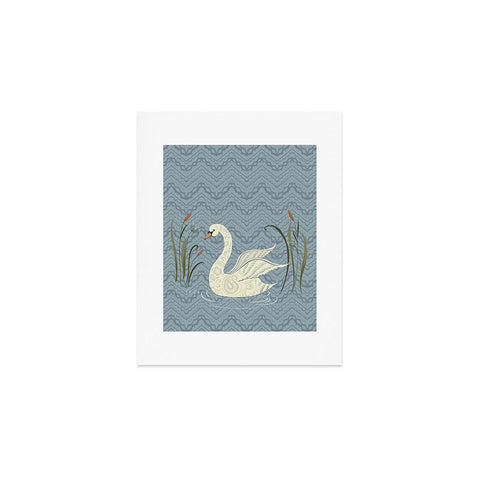 Pimlada Phuapradit winter swan Art Print