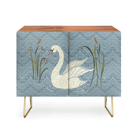 Pimlada Phuapradit winter swan Credenza