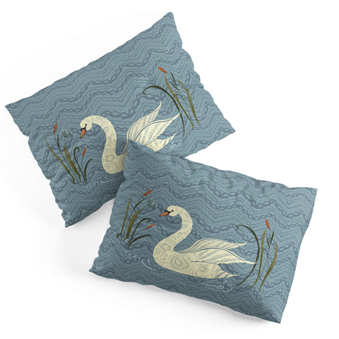 Pimlada Phuapradit winter swan Pillow Shams