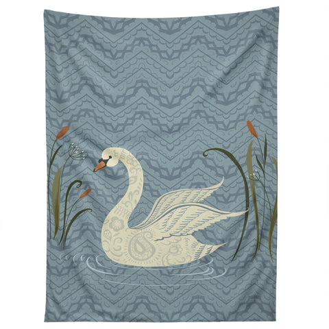 Pimlada Phuapradit winter swan Tapestry