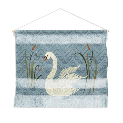 Pimlada Phuapradit winter swan Wall Hanging Landscape