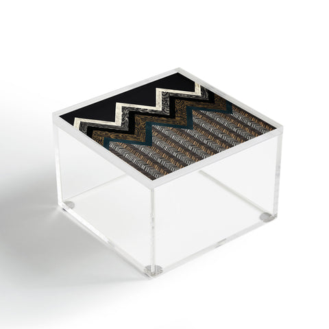 Pimlada Phuapradit Wood Grain Chevron 2 Acrylic Box