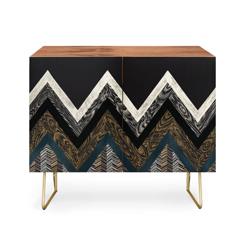 Pimlada Phuapradit Wood Grain Chevron 2 Credenza