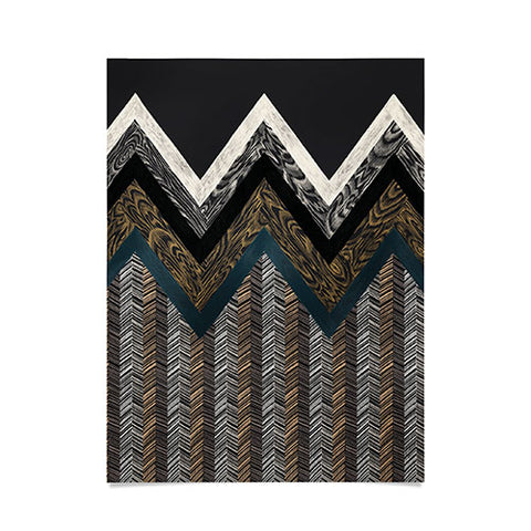 Pimlada Phuapradit Wood Grain Chevron 2 Poster