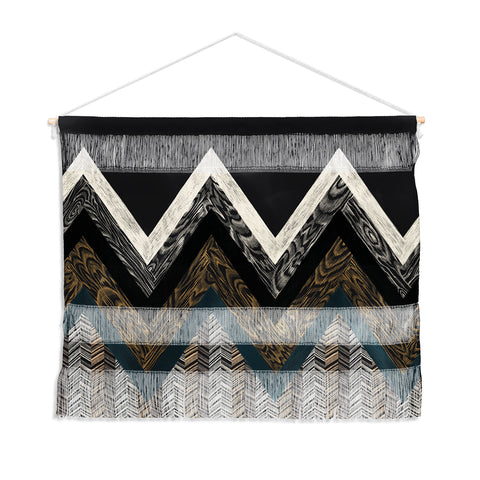 Pimlada Phuapradit Wood Grain Chevron 2 Wall Hanging Landscape