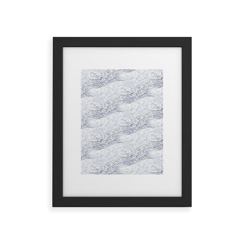 Pimlada Phuapradit wooden wave Framed Art Print