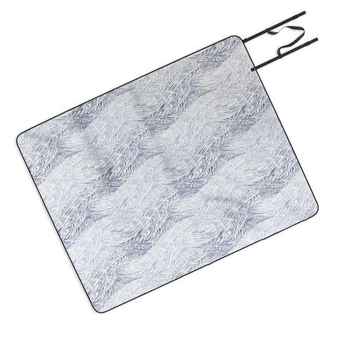 Pimlada Phuapradit wooden wave Picnic Blanket