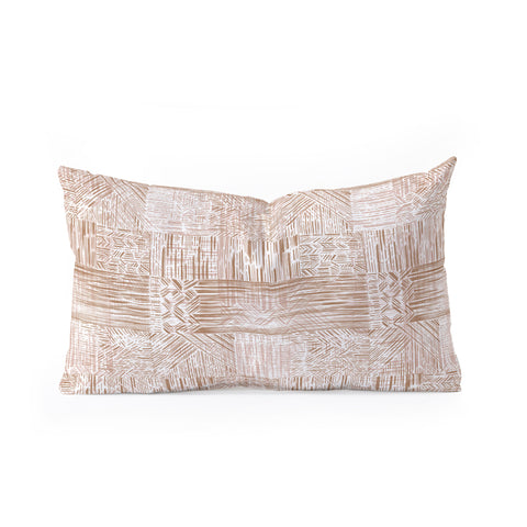Pimlada Phuapradit woven line Oblong Throw Pillow