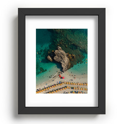 Pita Studios Coastline of Monterosso beach Recessed Framing Rectangle