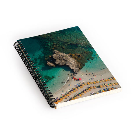Pita Studios Coastline of Monterosso beach Spiral Notebook
