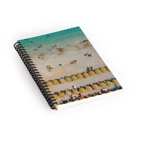 Pita Studios Retro colorful umbrellas Spiral Notebook
