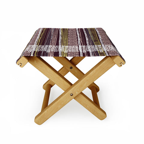 Rachael Taylor Abstract Border Folding Stool