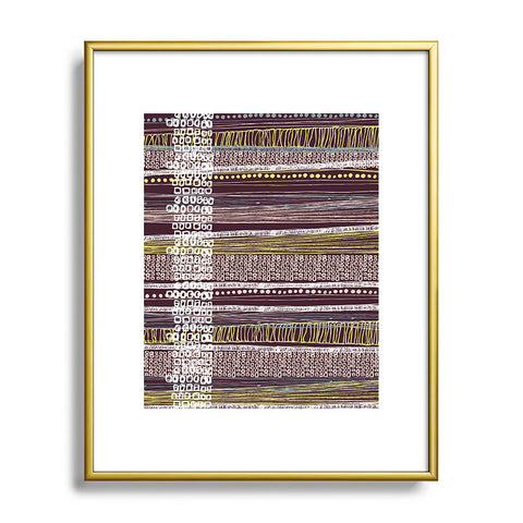 Rachael Taylor Abstract Border Metal Framed Art Print