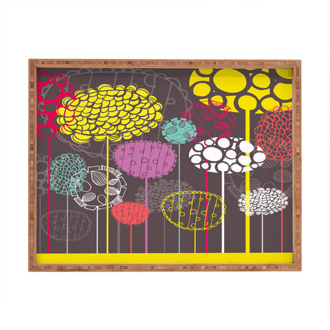 Rachael Taylor Abstract Ovals Rectangular Tray
