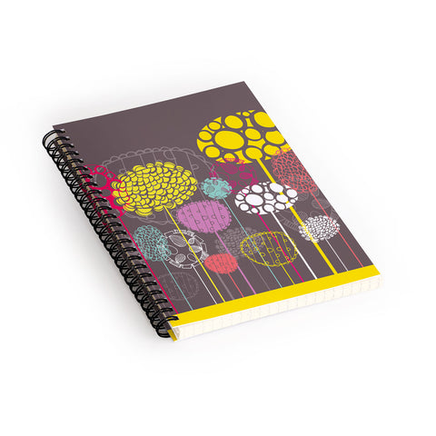 Rachael Taylor Abstract Ovals Spiral Notebook