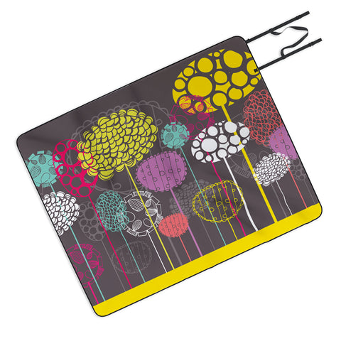Rachael Taylor Abstract Ovals Picnic Blanket