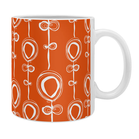 Rachael Taylor Contemporary Orange Coffee Mug