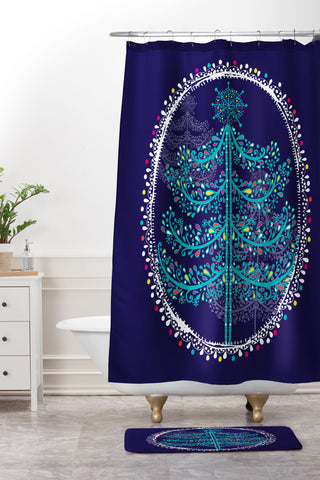 Rachael Taylor Decorative Tree Shower Curtain And Mat