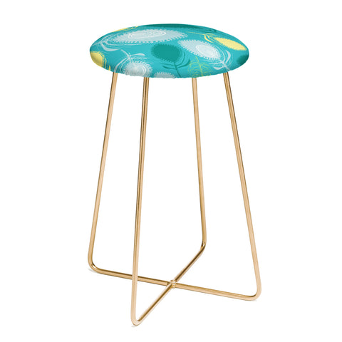 Rachael Taylor Electric Feather Shapes Counter Stool
