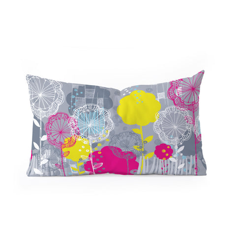 Rachael Taylor Electric Stems Oblong Throw Pillow