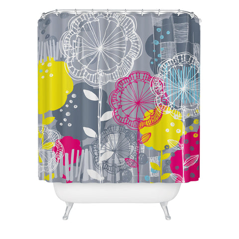 Rachael Taylor Electric Stems Shower Curtain
