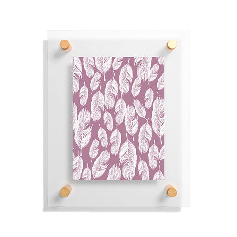 Rachael Taylor Feather Fun Floating Acrylic Print