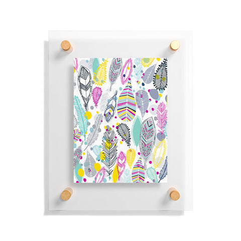 Rachael Taylor Feather Trail Floating Acrylic Print