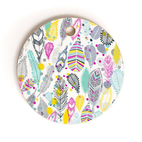 Rachael Taylor Feather Trail Cutting Board Round
