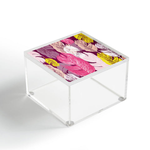 Rachael Taylor Funky Feathers Acrylic Box