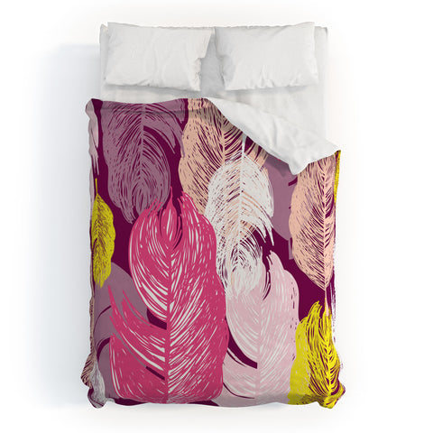 Rachael Taylor Funky Feathers Duvet Cover