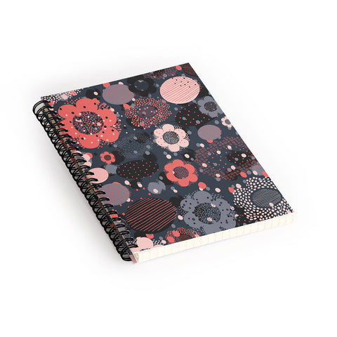 Rachael Taylor Geo Flowers Spiral Notebook