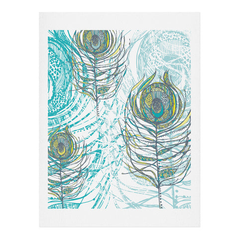 Rachael Taylor Peacock Feathers Art Print